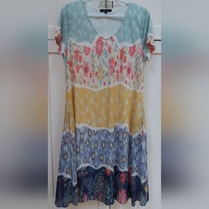 Cativa textured short sleeved dress